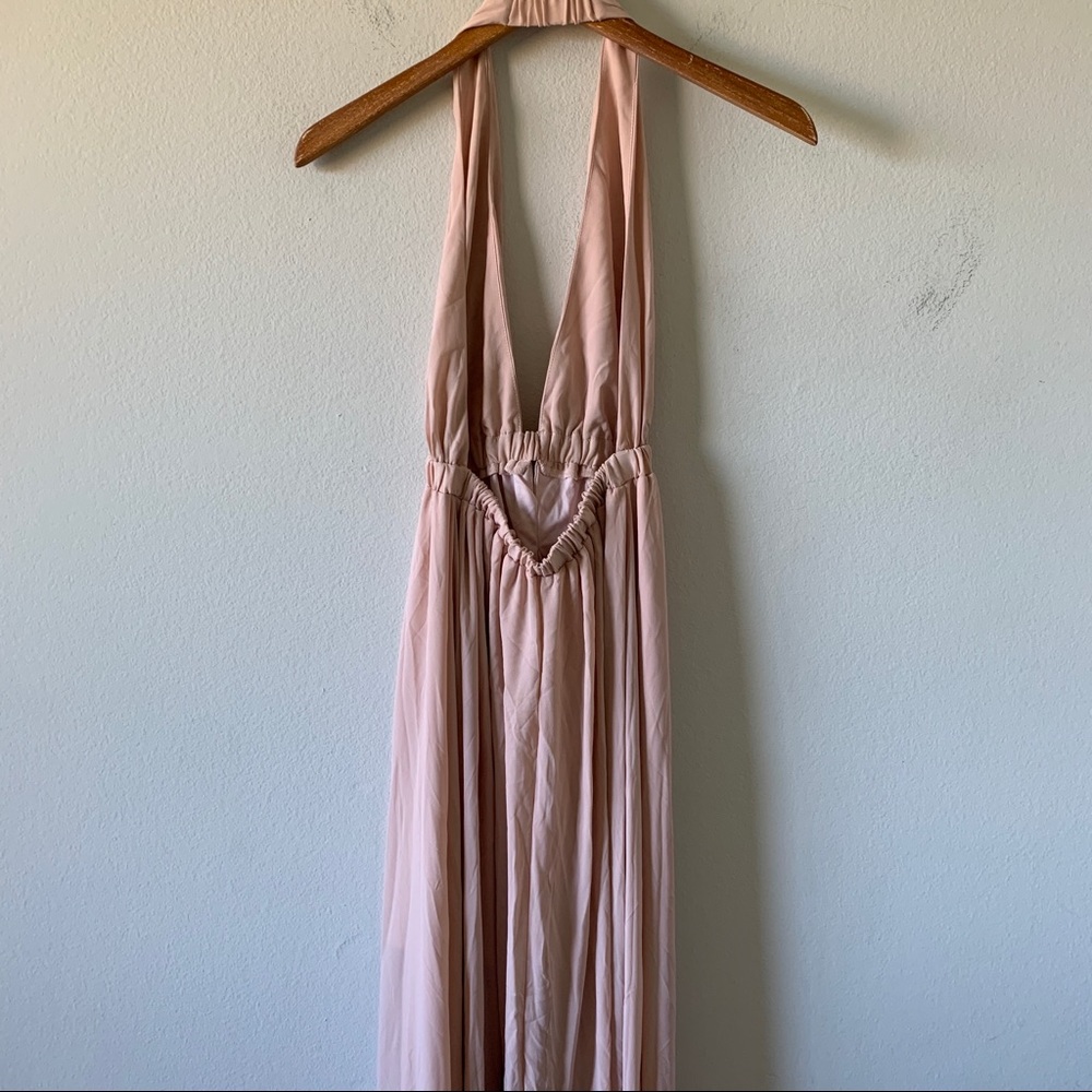 Show Me Your Mumu Luna Halter Maxi Dusty Blush - Picture 11 of 16